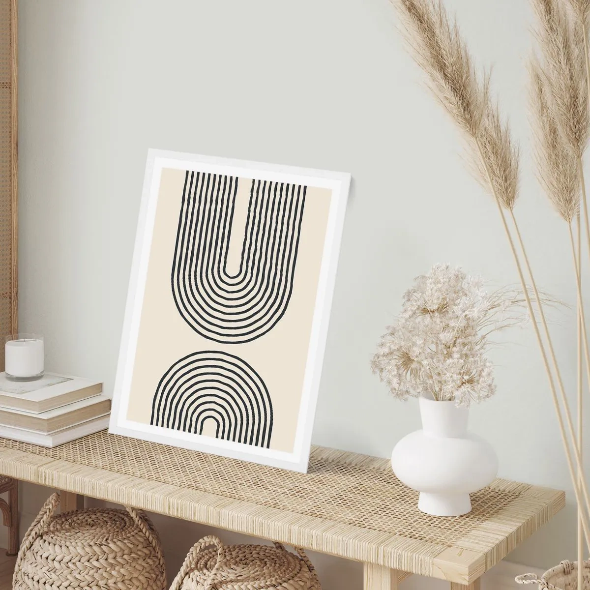 Poster in white frmae - In One Moment… - 50x70 cm