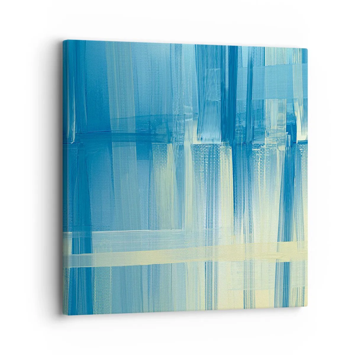 Canvas picture - Composition In Turquoise - 30x30 cm