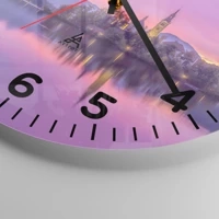 Clock face with numbers