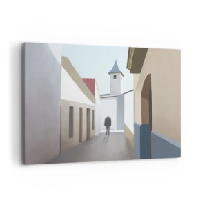 Canvas picture - Sunny Walk - 120x80 cm