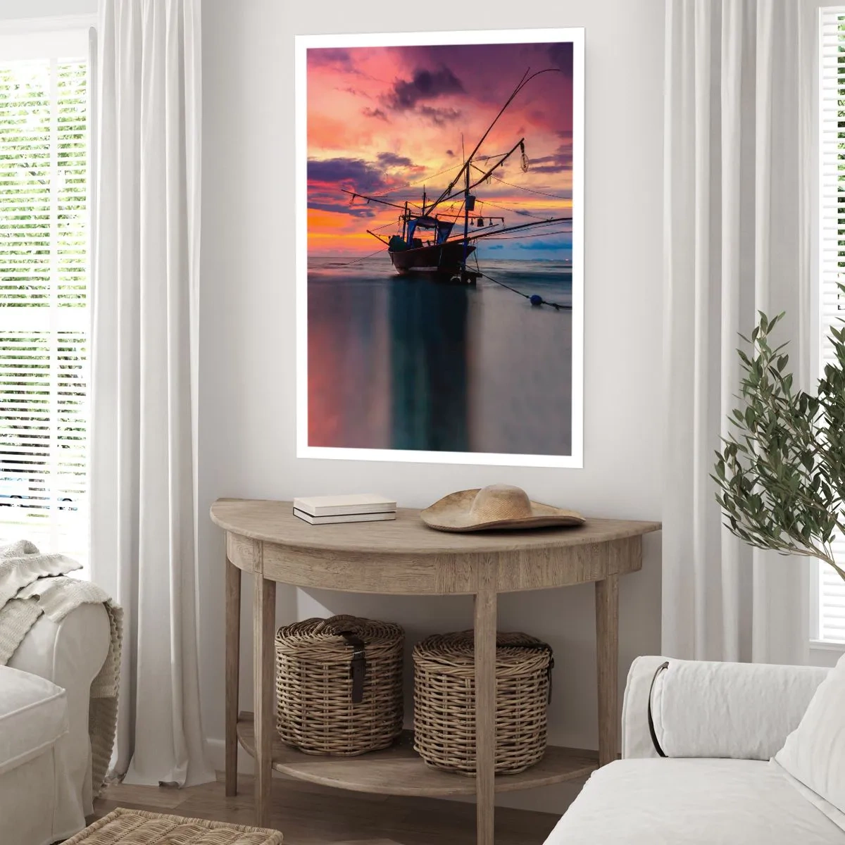 Poster - Exotic Evening - 40x50 cm