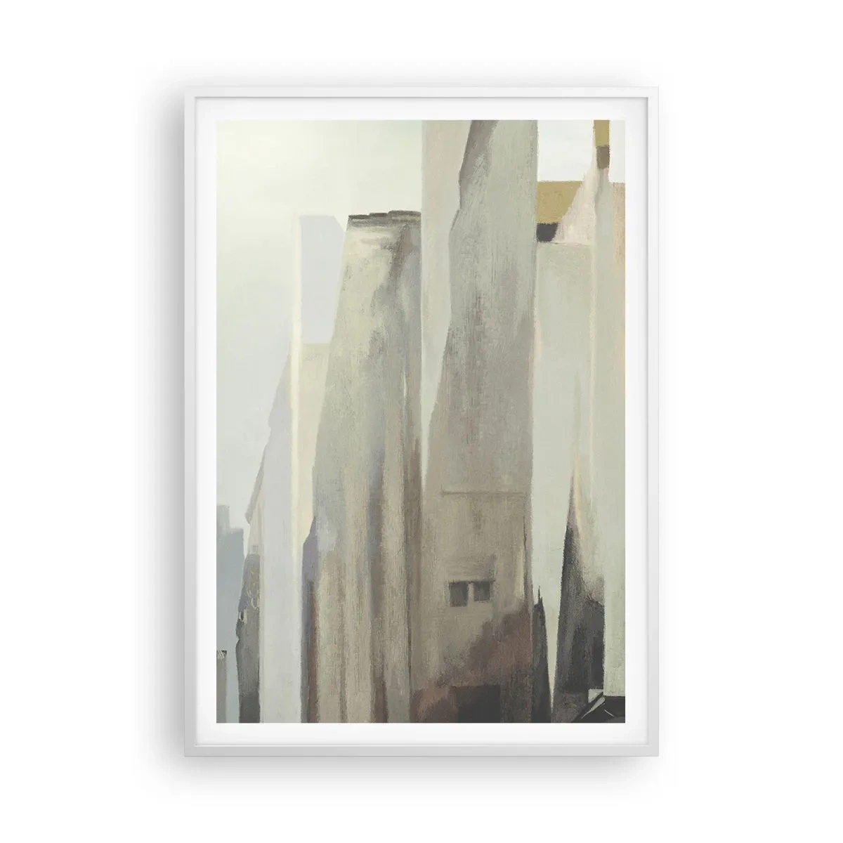 Poster in white frmae - Dream of a City - 70x100 cm