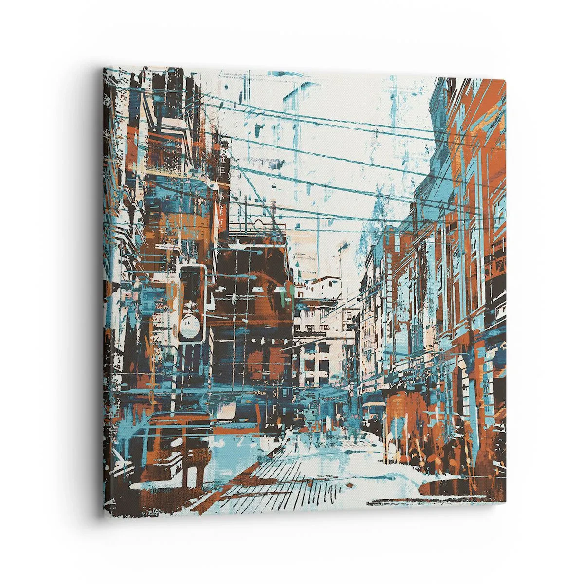 Canvas picture - Blazed City Trail - 30x30 cm