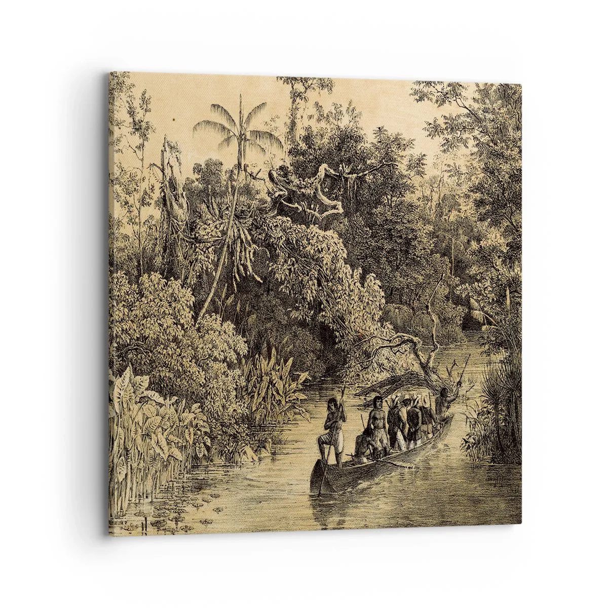 Canvas picture - Journey to the Spring - 70x70 cm