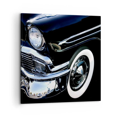 Canvas picture - Classics in Silver, Black and White - 60x60 cm