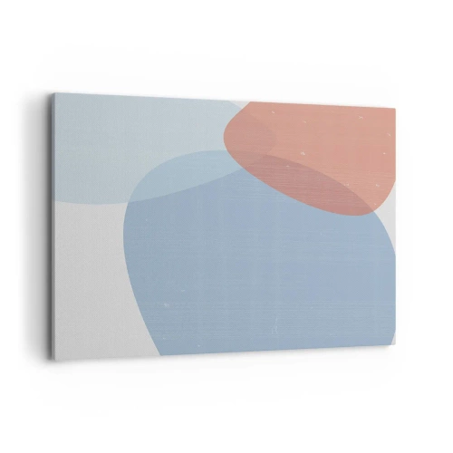 Canvas picture - Pastel Relations - 100x70 cm
