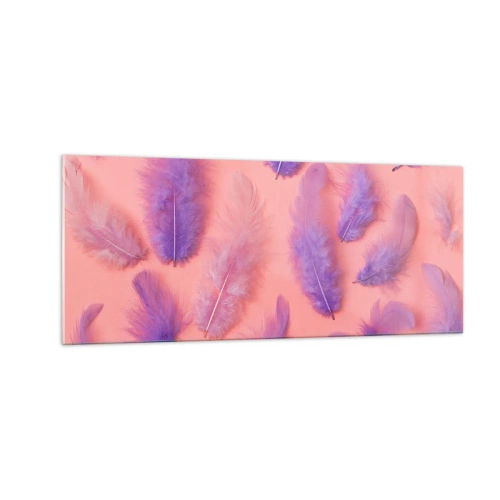 Glass picture - Lilac Bird of Desire - 100x40 cm