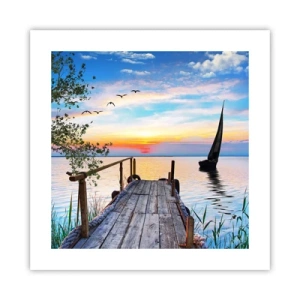 Poster - Good Evening - 40x40 cm