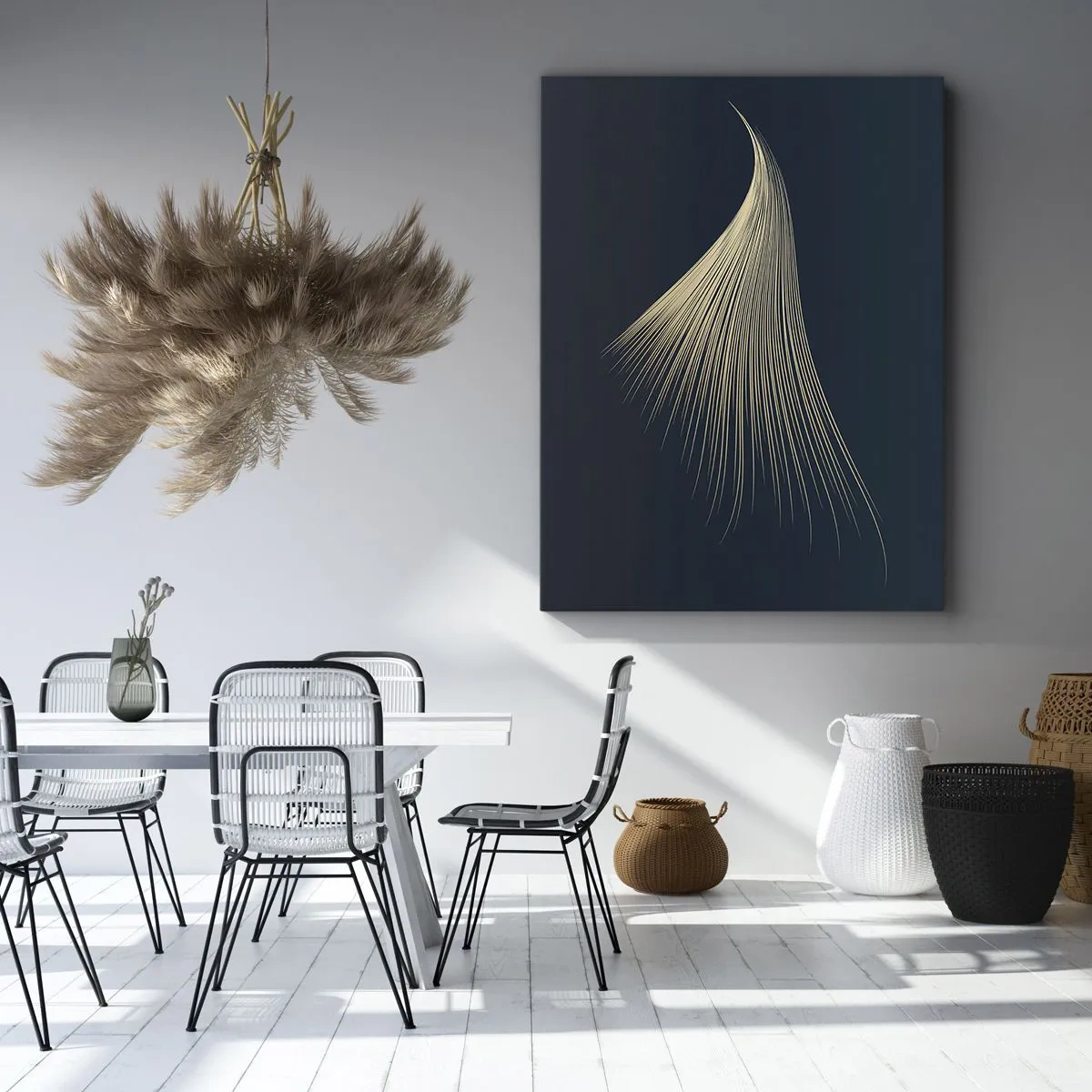 Canvas picture - Like Angel's Hair - 65x120 cm