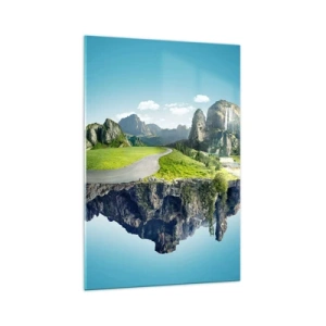 Glass picture - Fantastic Island - 70x100 cm