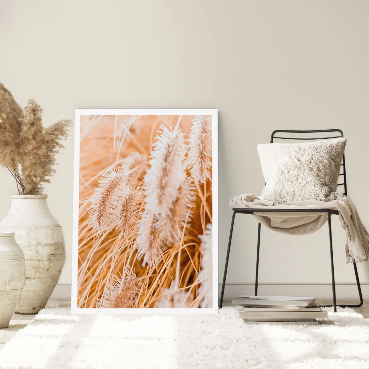 Poster - Golden Rustling of Grass - 50x70 cm
