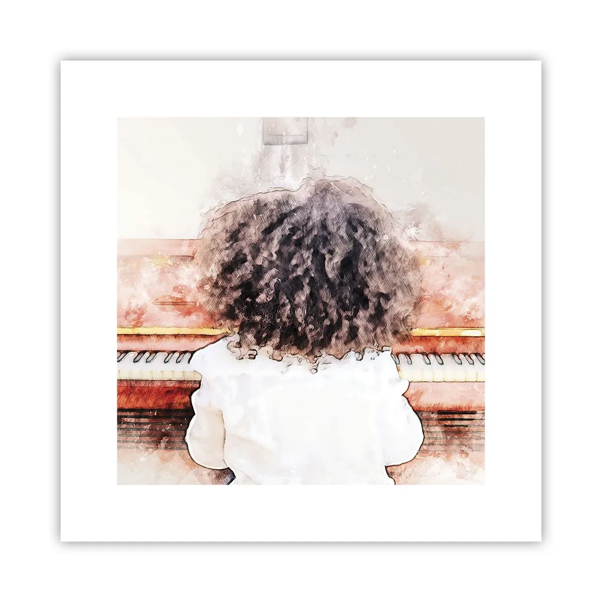 Poster - In a New World - 30x30 cm