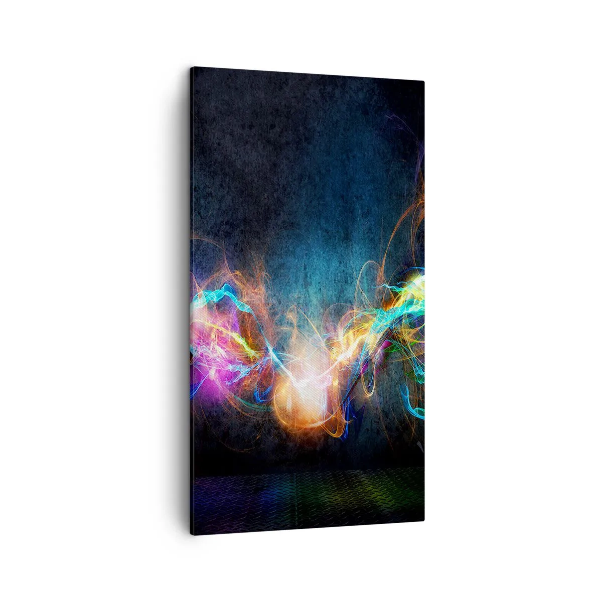 Canvas picture - Joyfully against Darkness - 45x80 cm