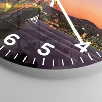 Clock face with numbers