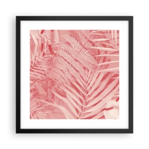 Poster in black frame - Pink Concept - 40x40 cm