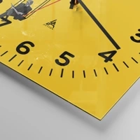 Clock face with numbers