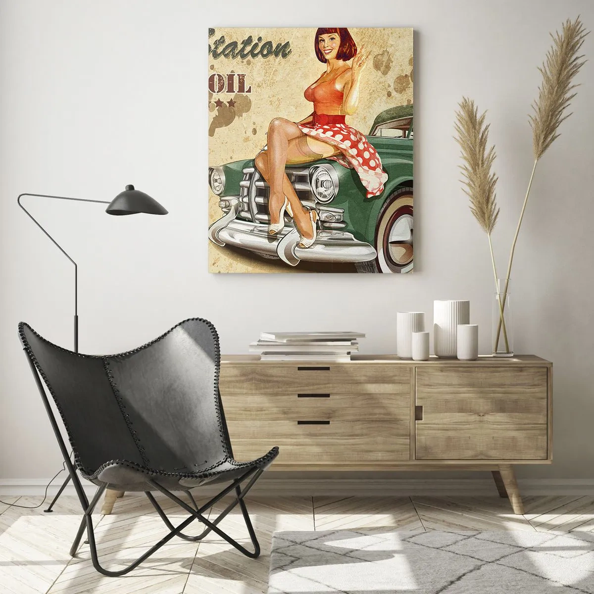 Glass picture - Wonderful 40-ies - 50x70 cm