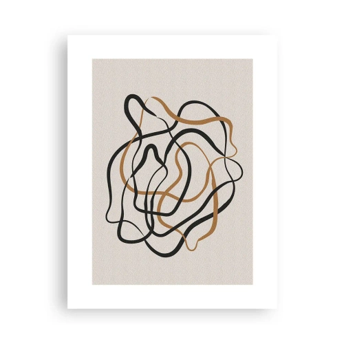 Poster - Everything Is Tangled UP - 30x40 cm