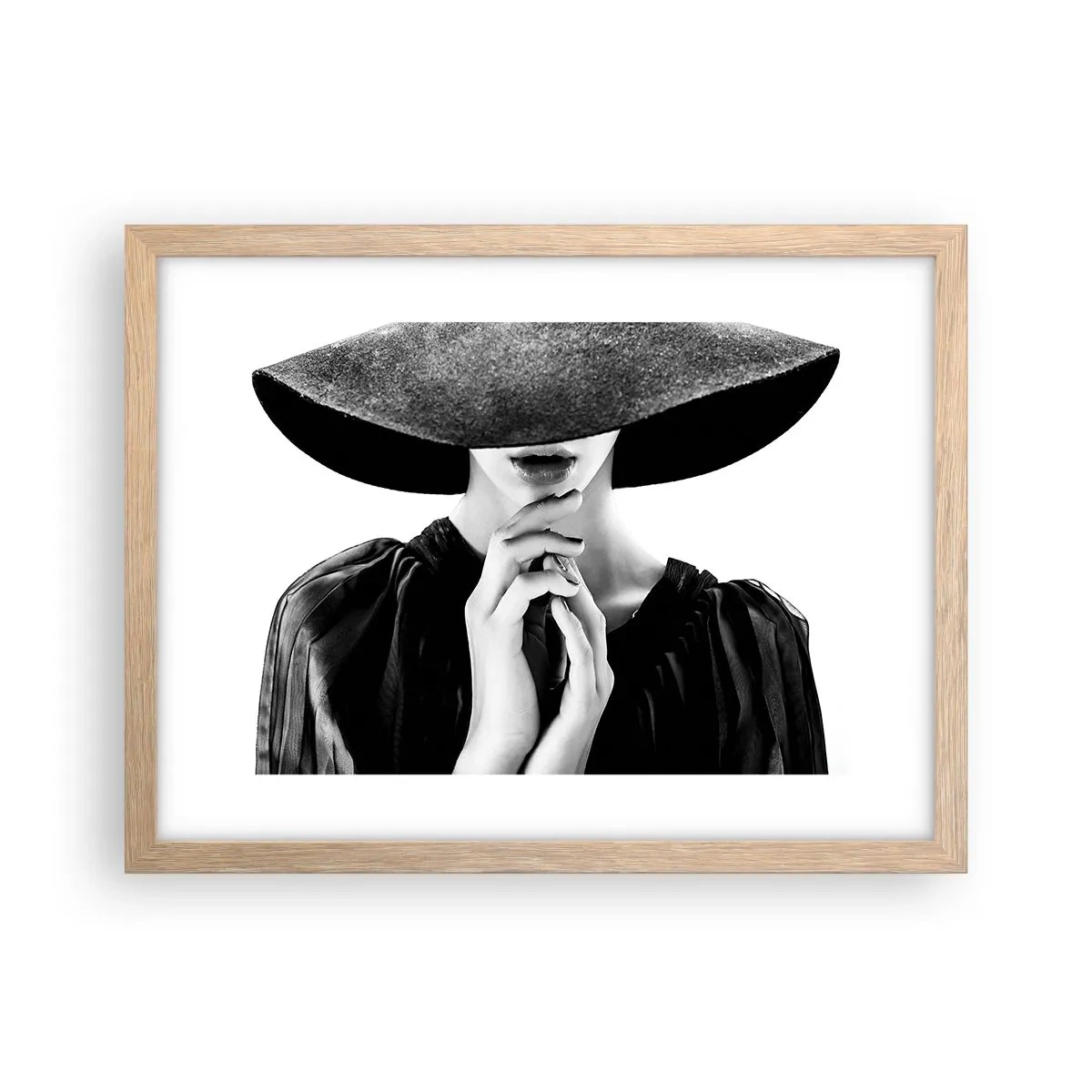 Poster in light oak frame - Hidden Beauty - 40x30 cm