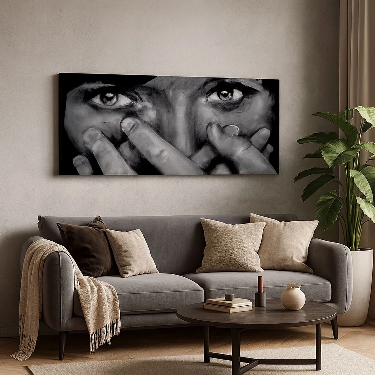 Canvas picture - I Won't Tell Who Painted It - 100x40 cm