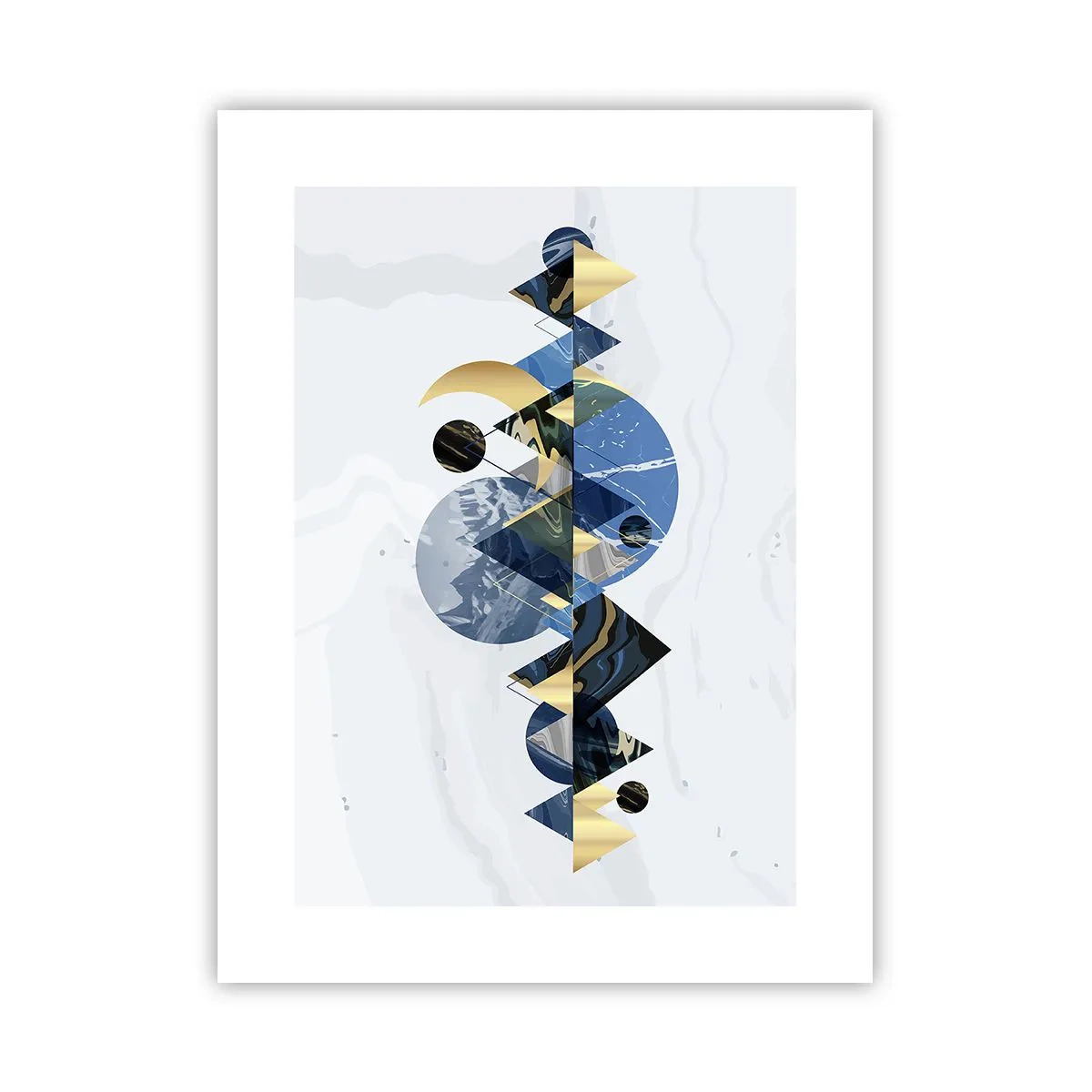 Poster - Geometrical Landscape - 30x40 cm