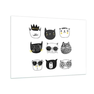 Glass picture - Each Is Different All the Same - 100x70 cm