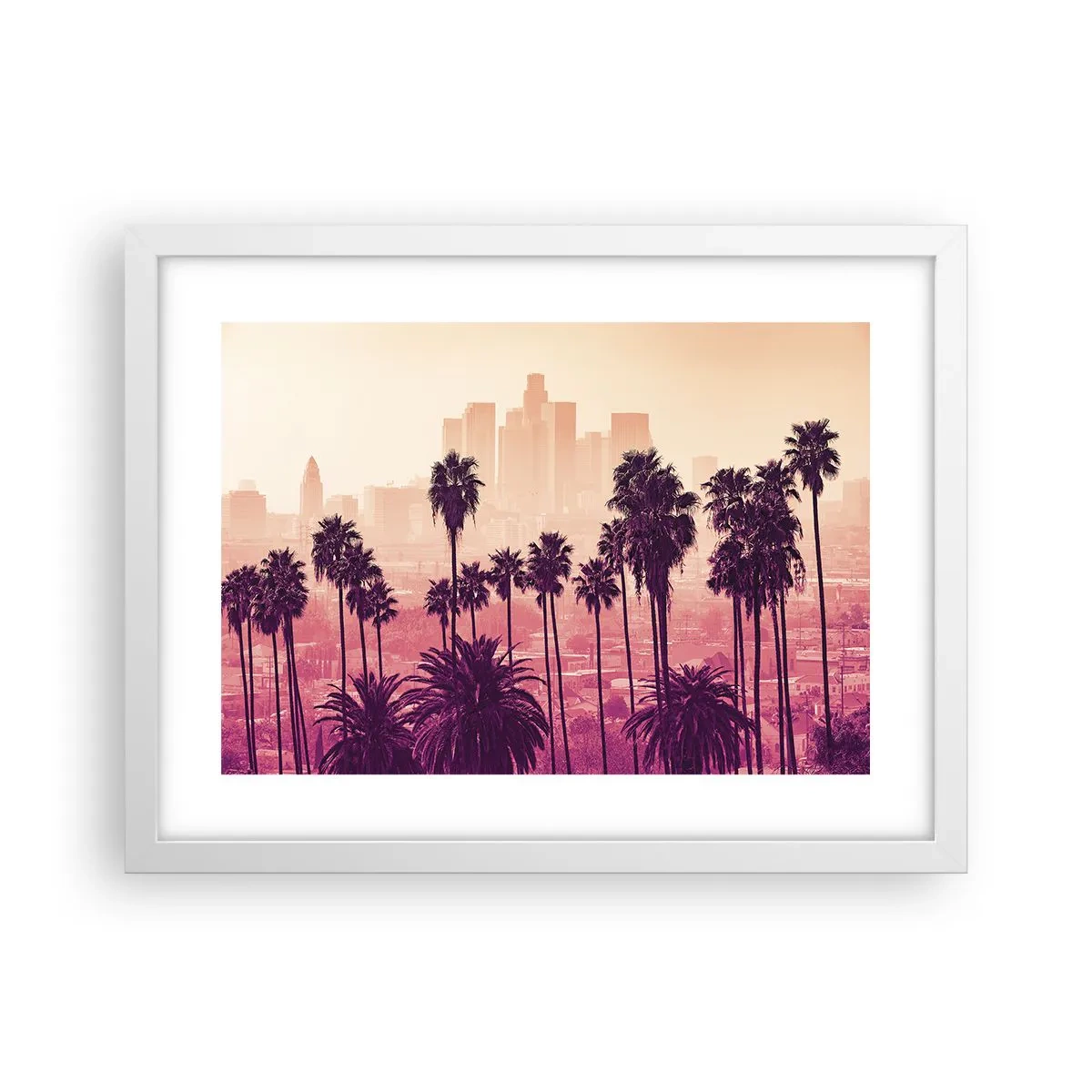 Poster in white frmae - Californian Landscape - 40x30 cm
