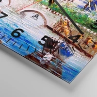 Clock face with numbers