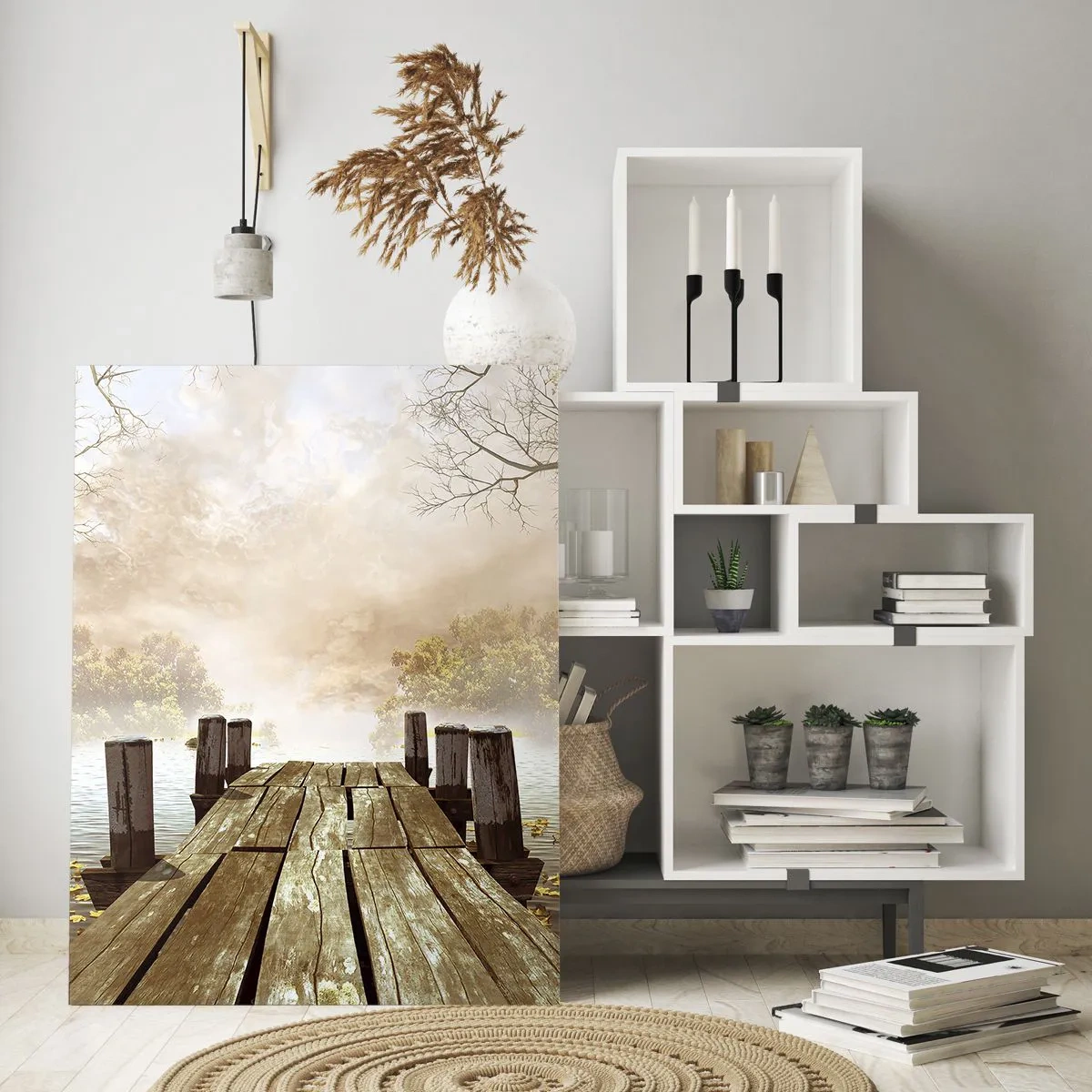 Glass picture - Gentle Sadness of Autumn - 80x120 cm