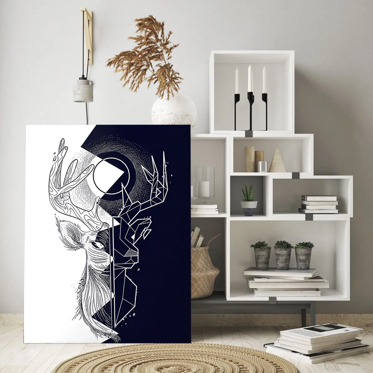 Glass picture - Struggle and Unity of the Opposites - 80x120 cm