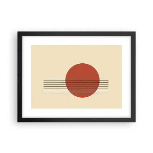 Poster in black frame - Around and Beoynd - 40x30 cm