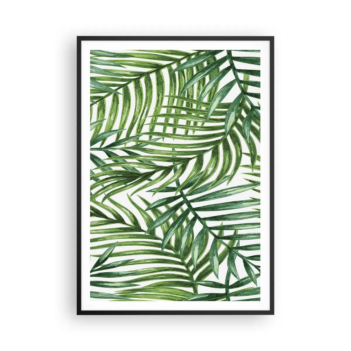 Poster in black frame - Under the Green Canopy - 70x100 cm