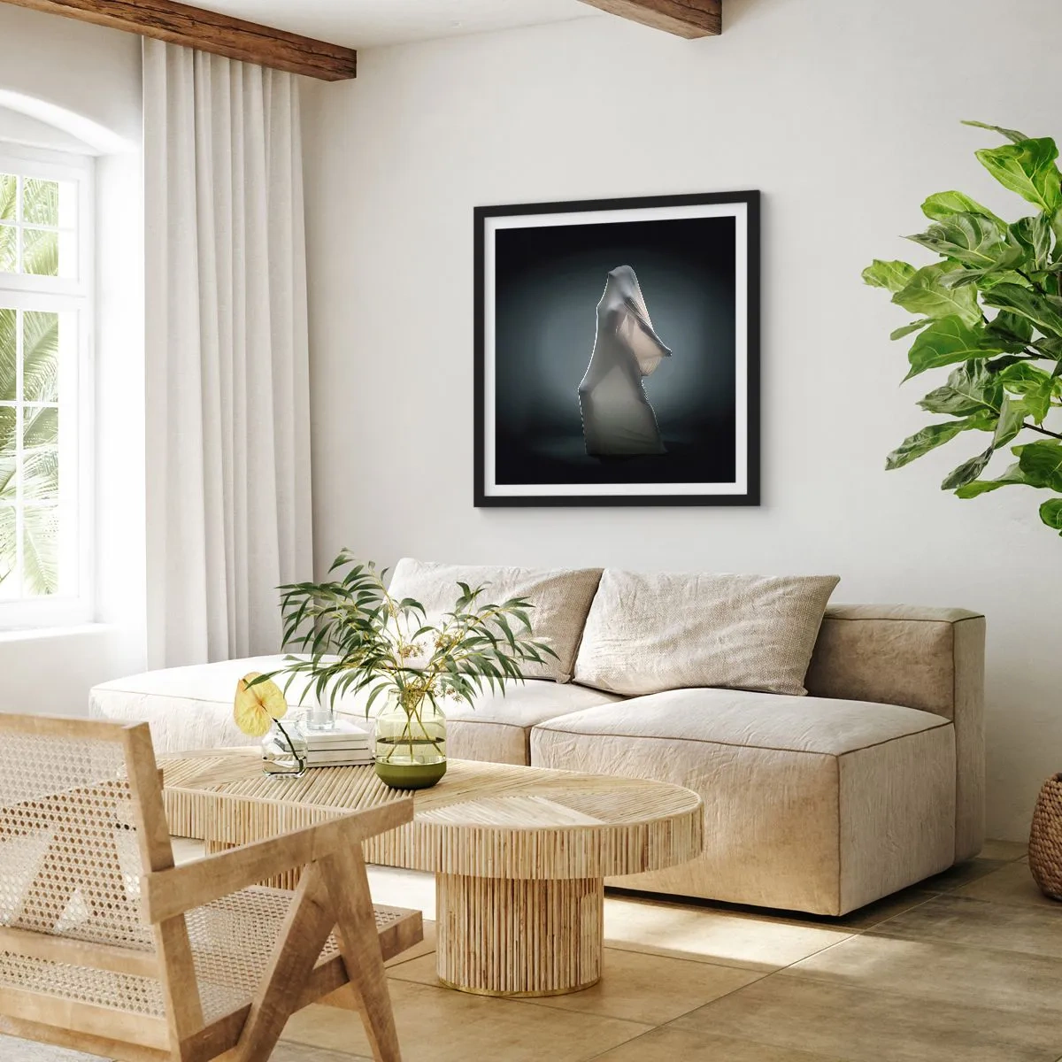 Poster in black frame - Hidden Desires - 60x60 cm