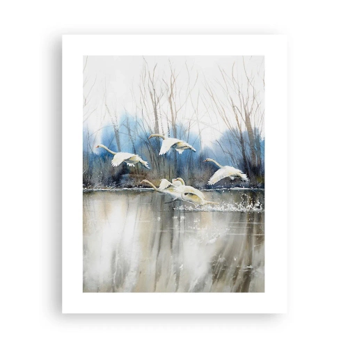 Poster - Like in a Fairy Tale about Wild Swans - 40x50 cm
