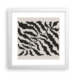 Poster in white frmae - Nature of a Square - 30x30 cm