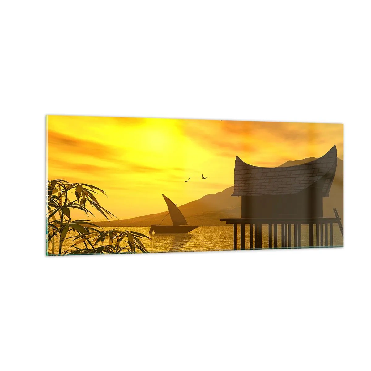 Glass picture - Long-Awaited Peace - 100x40 cm