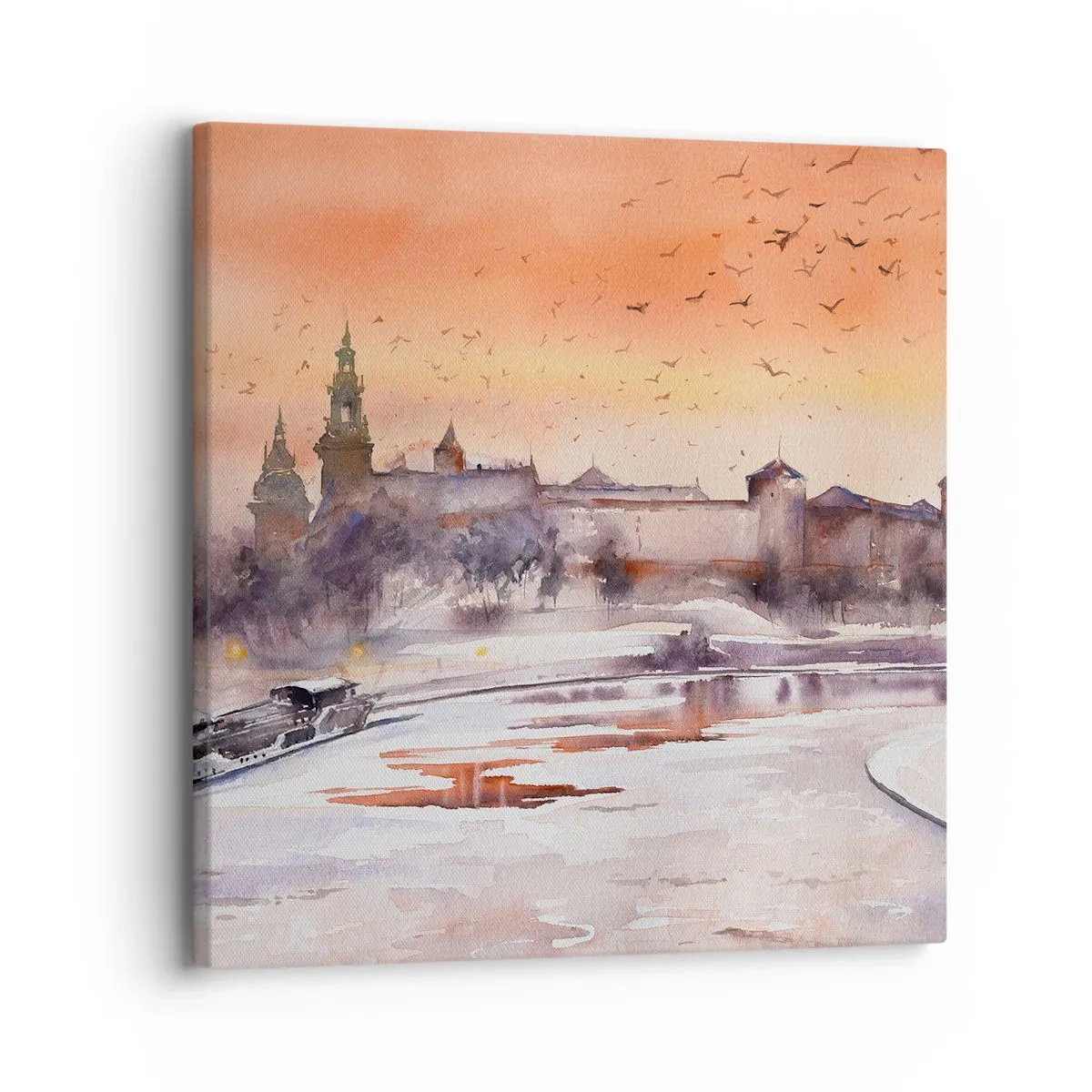 Canvas picture - Royal Sunset - 30x30 cm