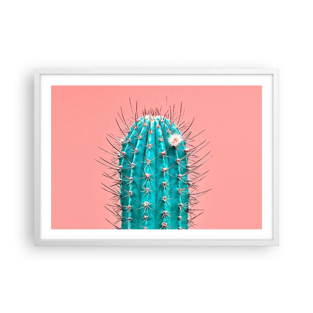 Poster in white frmae - Just Look - 70x50 cm