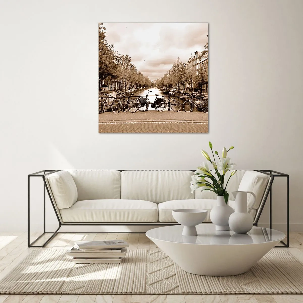 Glass picture - Dutch Atmosphere - 30x30 cm