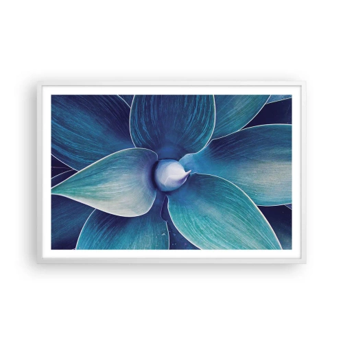 Poster in white frmae - Blue from the Sky - 91x61 cm