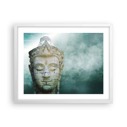 Poster in white frmae - In Search of Light - 50x40 cm
