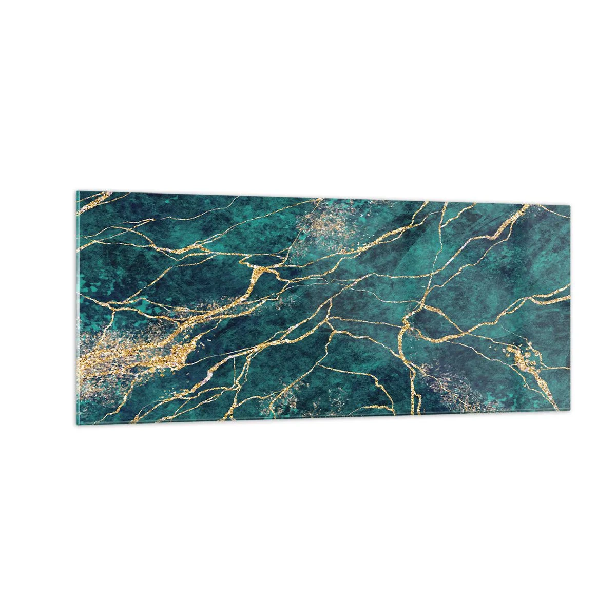 Glass picture - Gold Vein - 100x40 cm