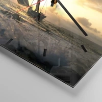 Clock face with lines