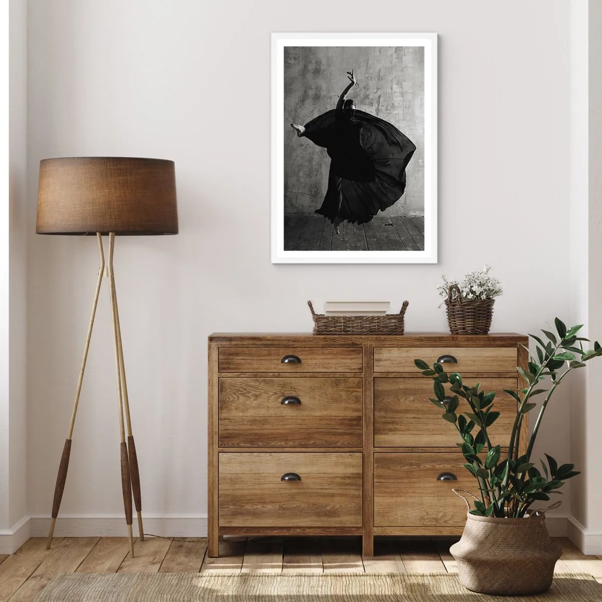 Poster in white frmae - Full of Passion - 40x50 cm