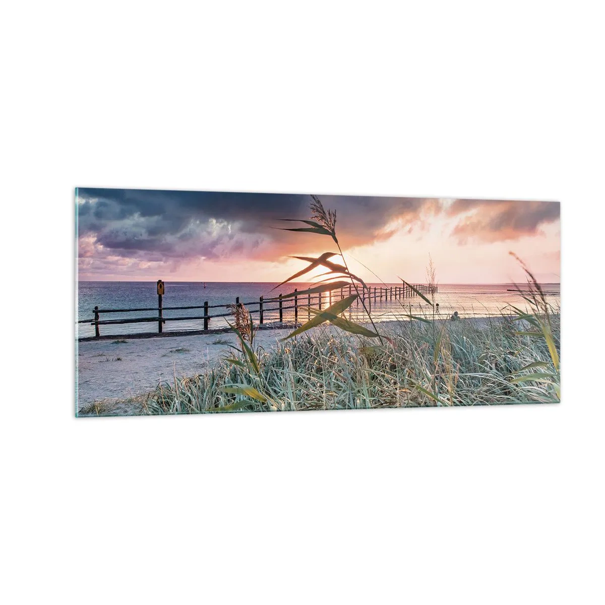Glass picture - Not Gone with the Wind - 100x40 cm