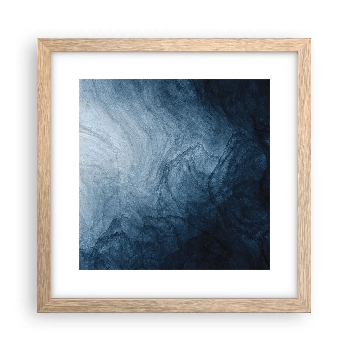 Poster in light oak frame - Going Deep - 30x30 cm