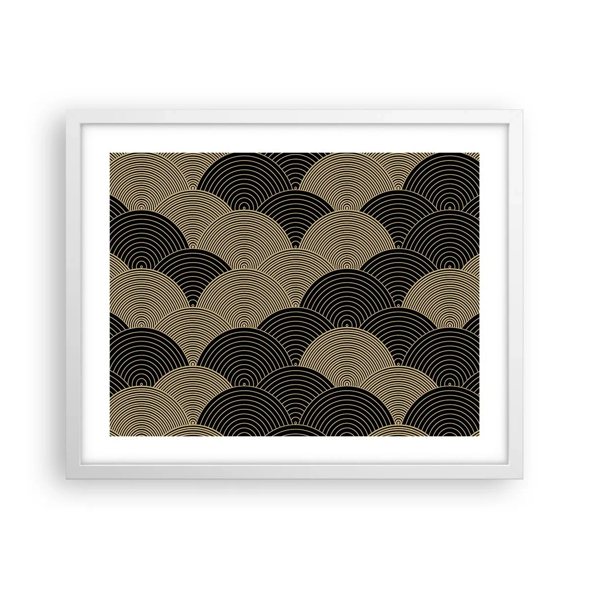 Poster in white frmae - Unity in Multitude - 50x40 cm