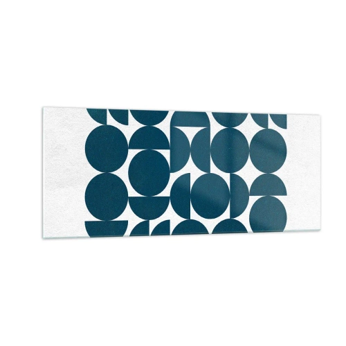 Glass picture - Circles and Semicircles - 100x40 cm