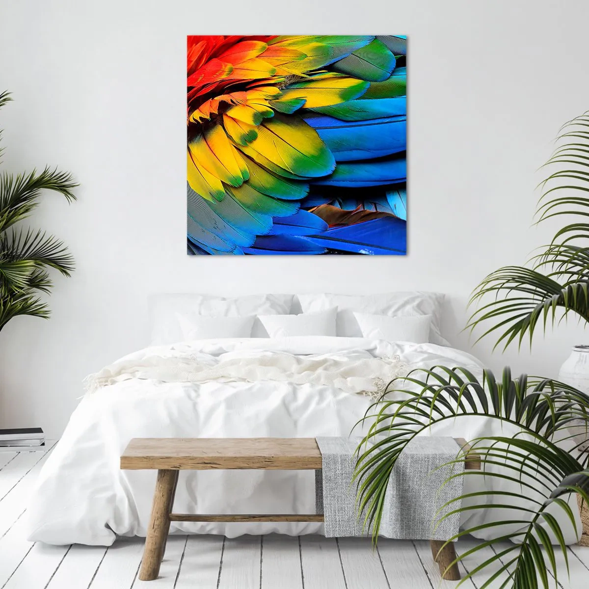 Canvas picture - Bird Of Paradise - 60x60 cm