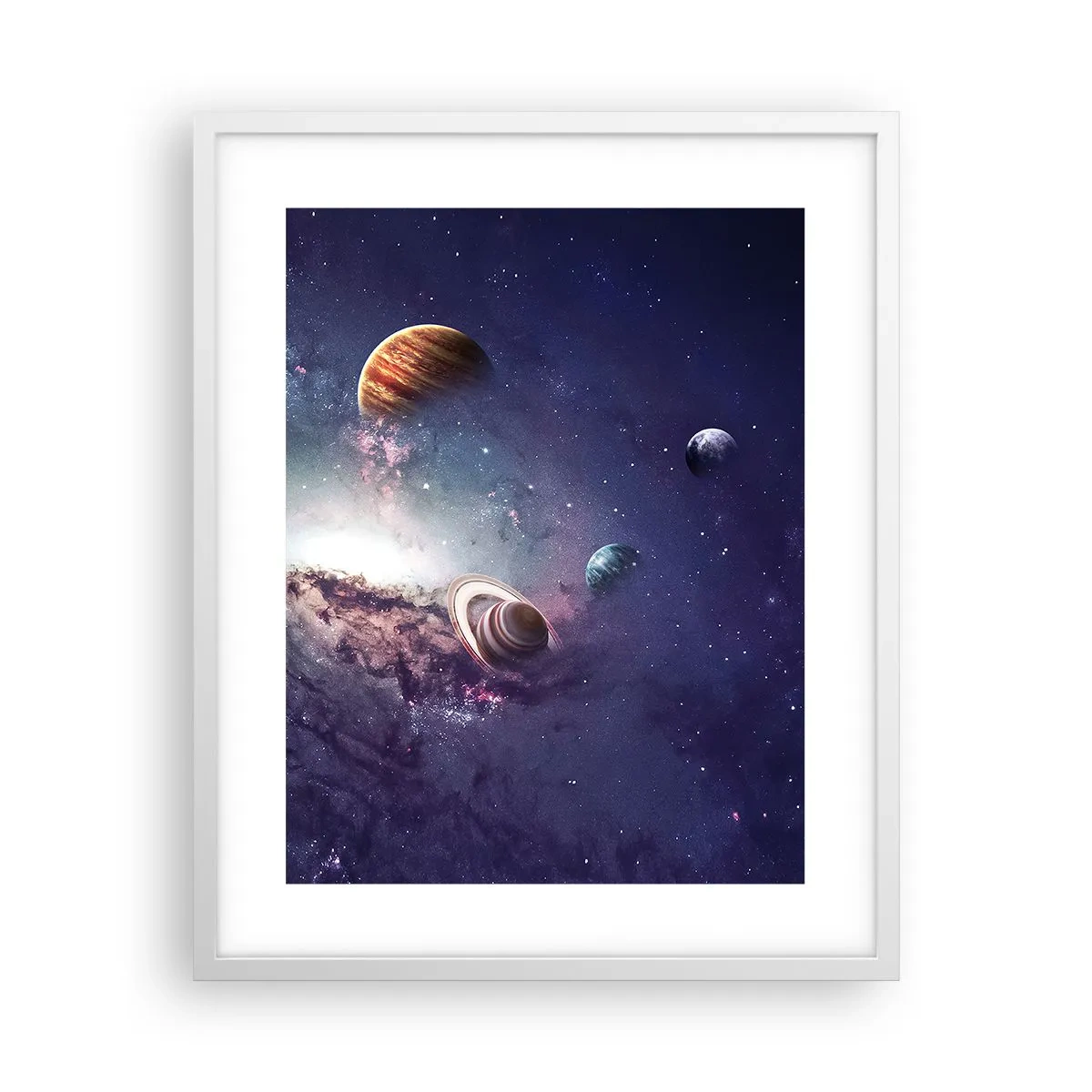 Poster in white frmae - Solar-Dancing System - 40x50 cm